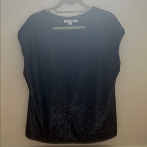 Boden Black sequin top